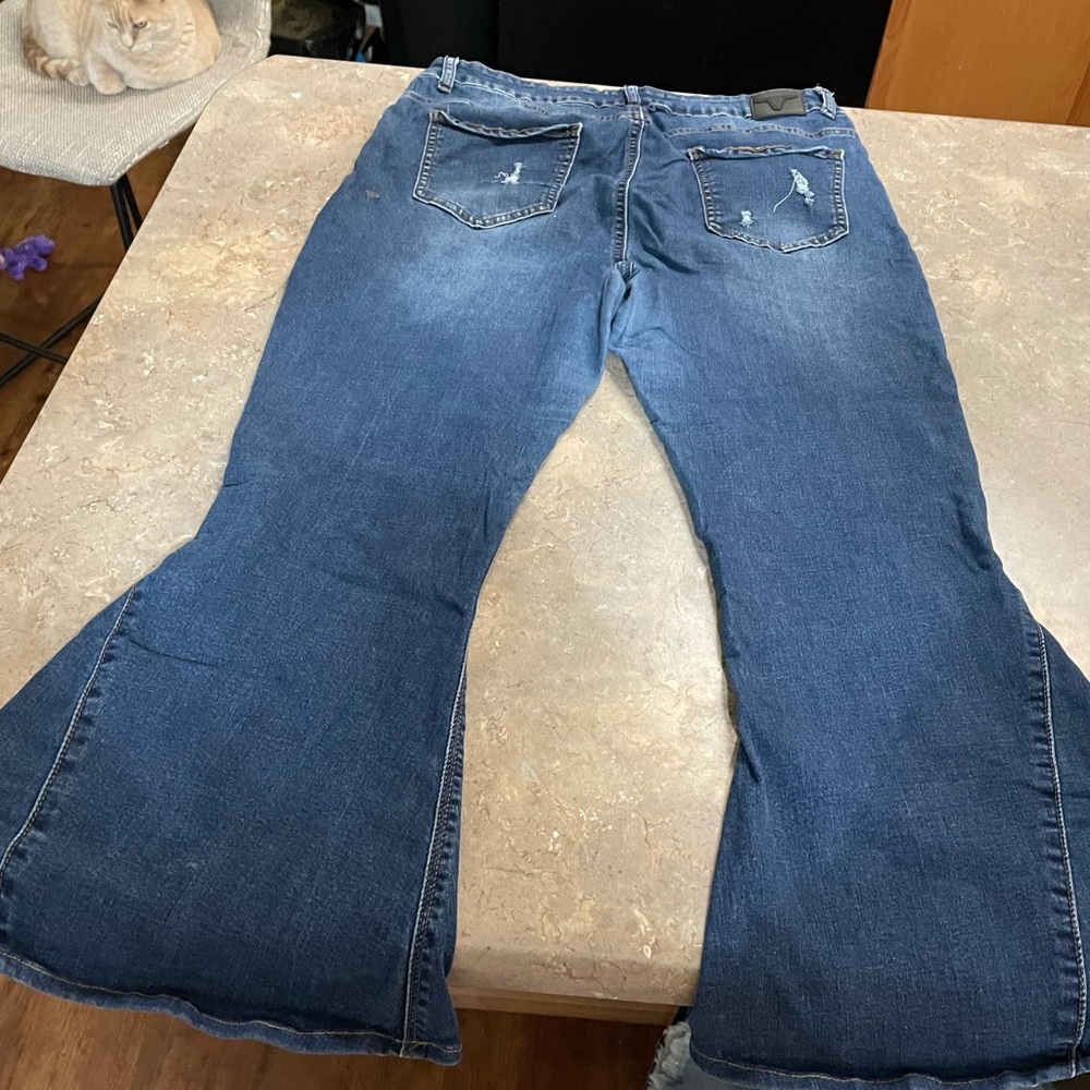Blue Jean Bell Bottoms